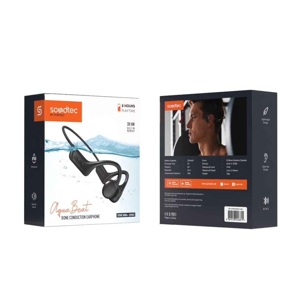 Porodo Soundtec Aqua Beat Bone Conduction Earphone