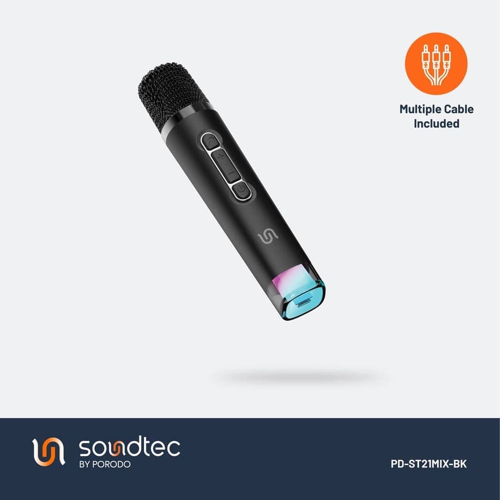 Porodo Soundtec Audiolink Multi-Platform Audio Mixer & Speaker