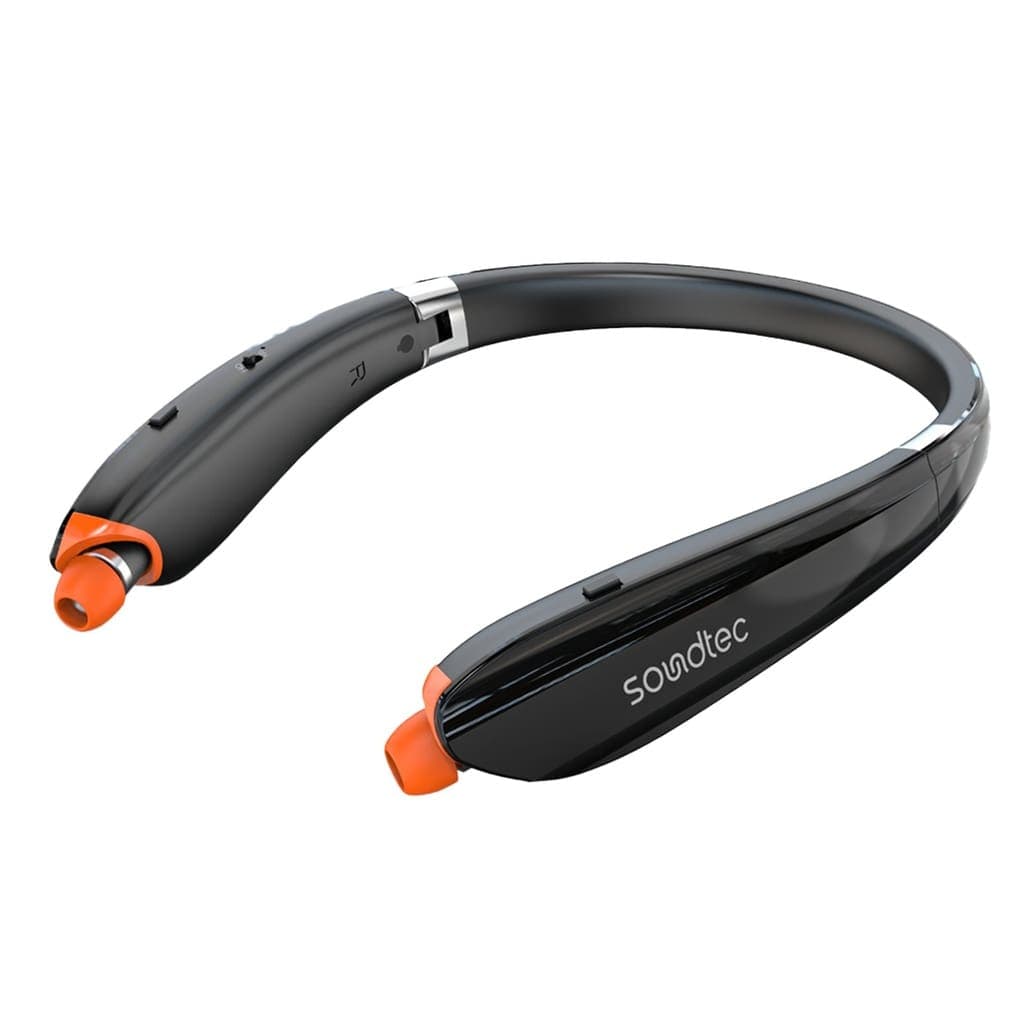 Porodo Soundtec Bluetooth Neck Band with Extendable Earbuds