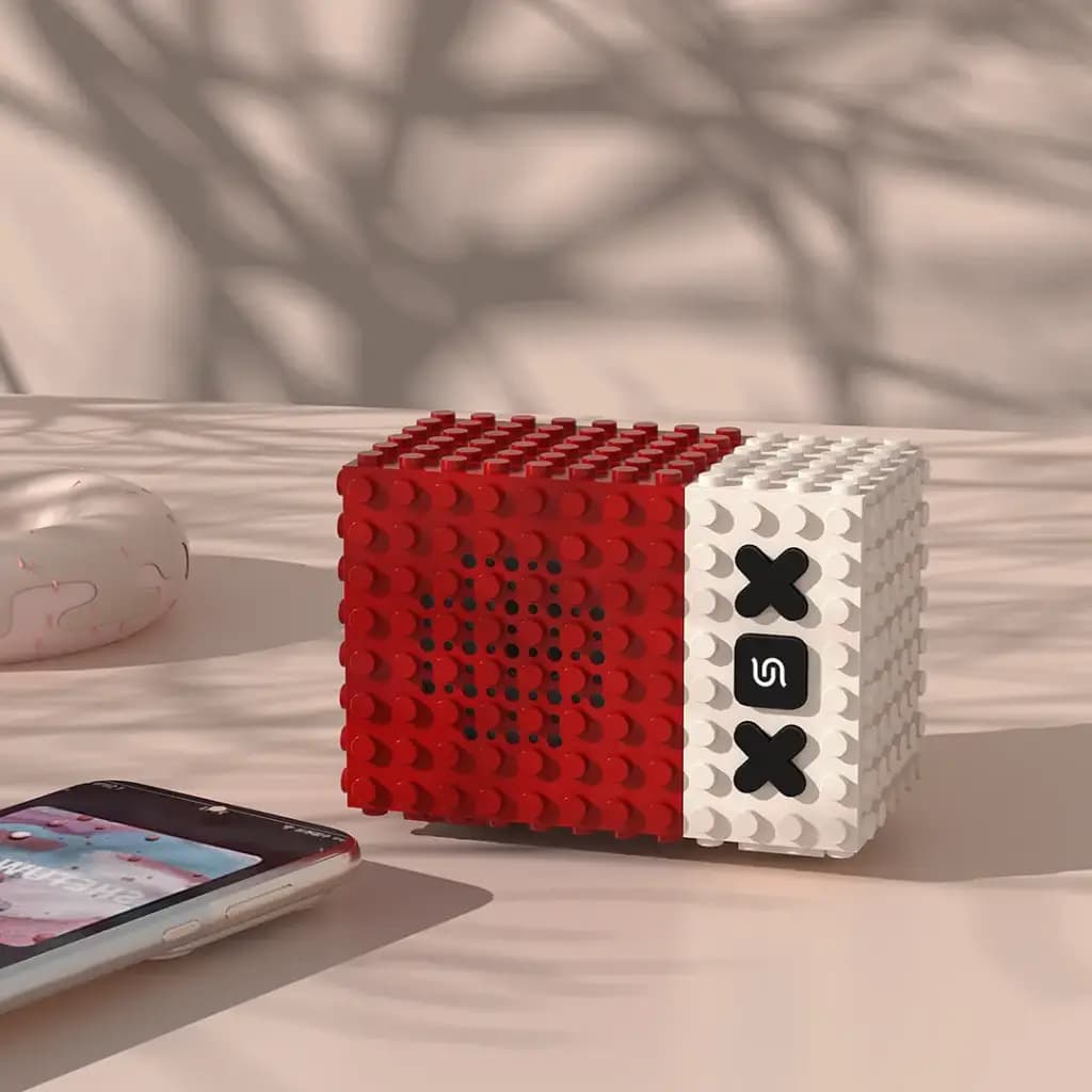 Porodo Soundtec MiniBlock Portable Stereo Speaker