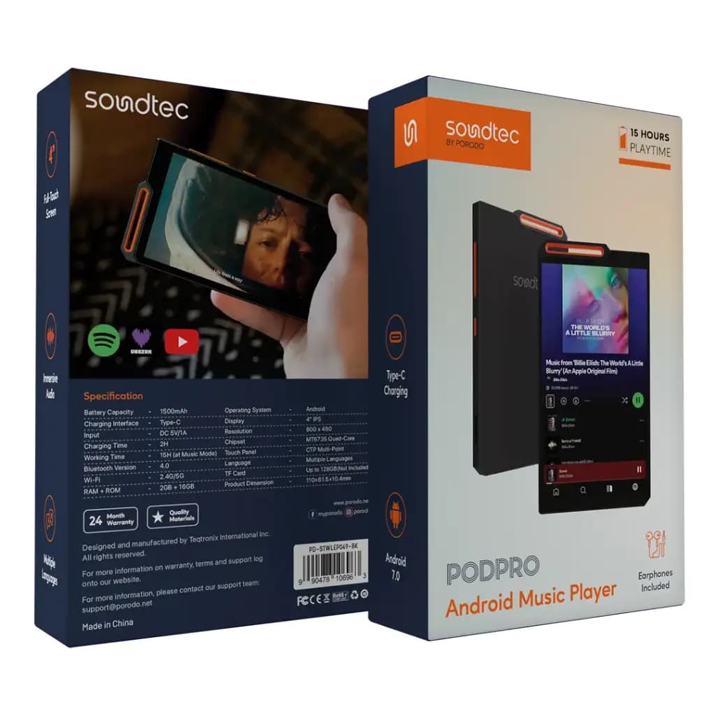 Porodo Soundtec Pod Pro Android Music Player