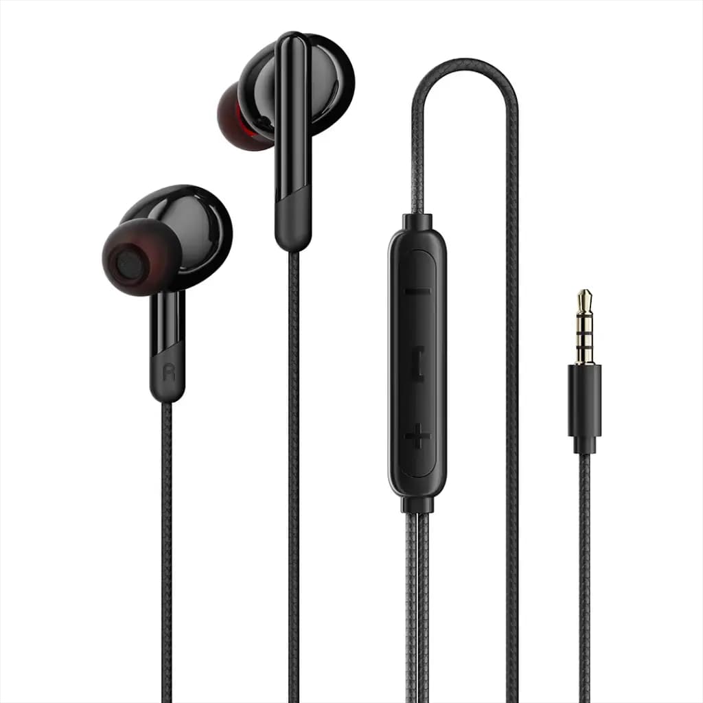 Porodo Soundtec Stereo Bass Wired Earphones