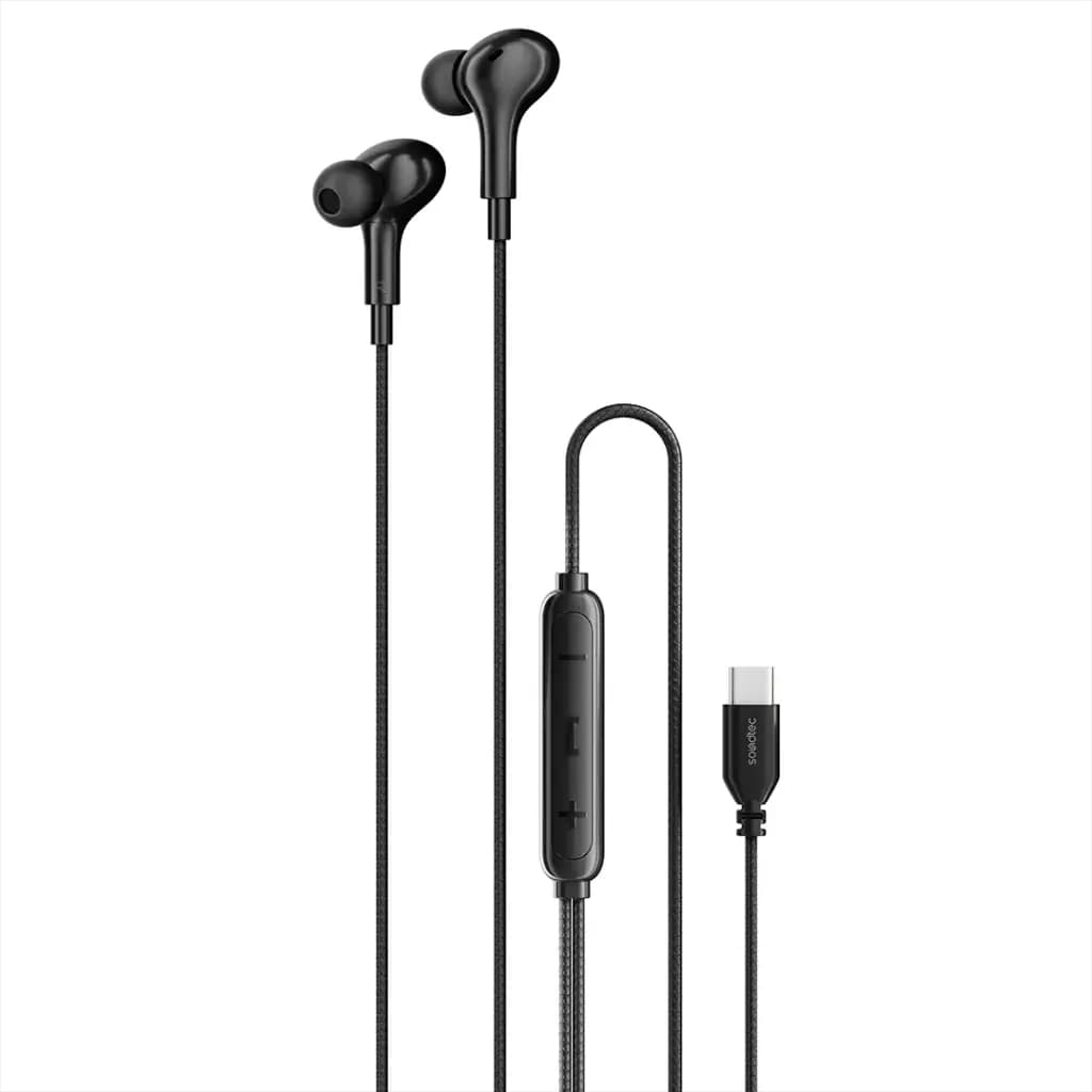 Porodo Soundtec Stereo Bass Type-C Wired Earphones