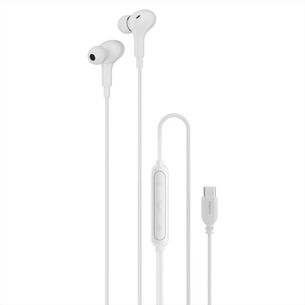Porodo Soundtec Stereo Bass Type-C Wired Earphones