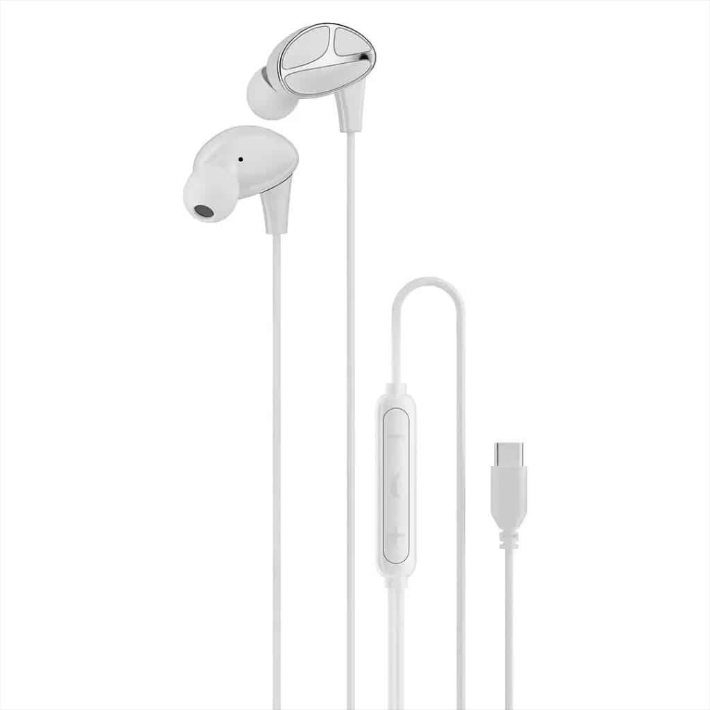 Porodo Soundtec Stereo Bass Type-C Wired Earphones