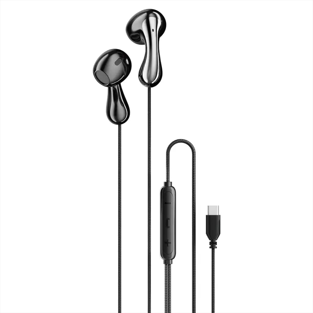 Porodo Soundtec Stereo Bass Type-C Wired Earphones
