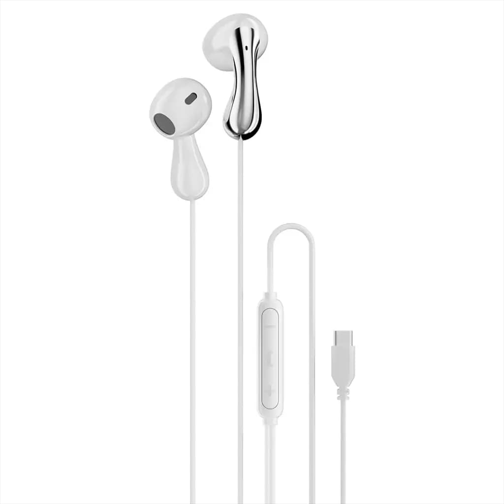 Porodo Soundtec Stereo Bass Type-C Wired Earphones