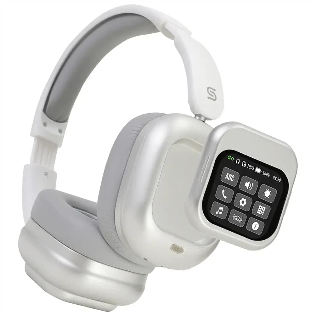 Porodo Soundtec Touchwave ANC Headphone With Detachable Touch Screen