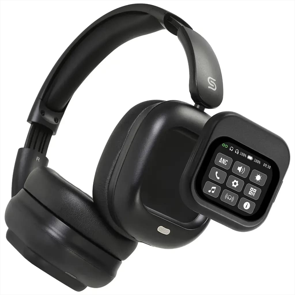 Porodo Soundtec Touchwave ANC Headphone With Detachable Touch Screen