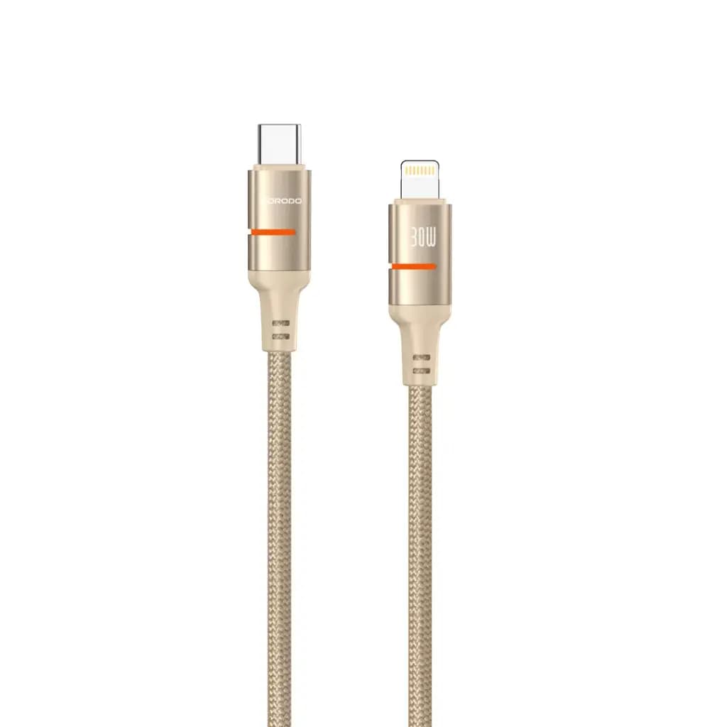 Porodo USB-C to Lightning LED Light Cable