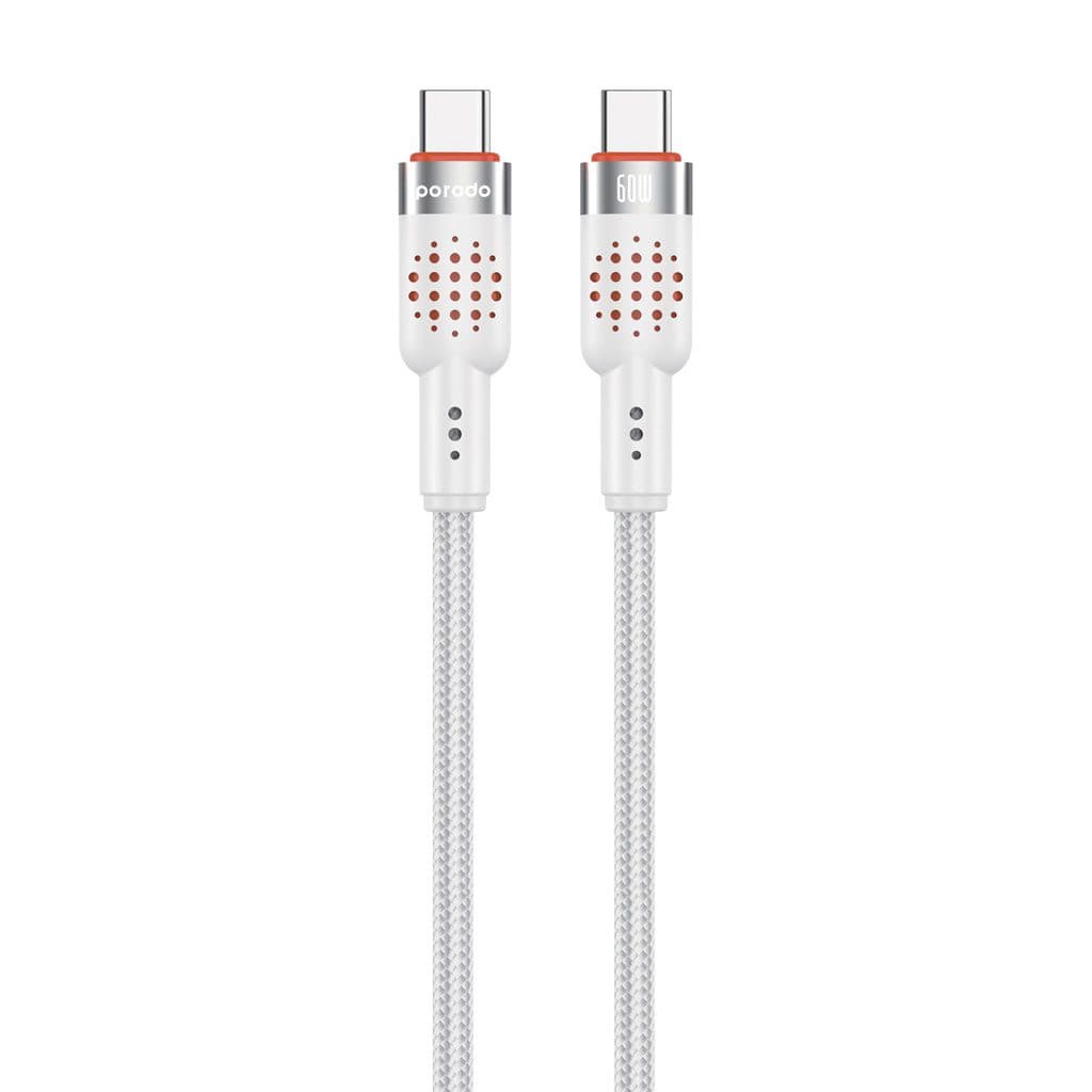 Porodo USB-C to USB-C Aluminum Braided Cable