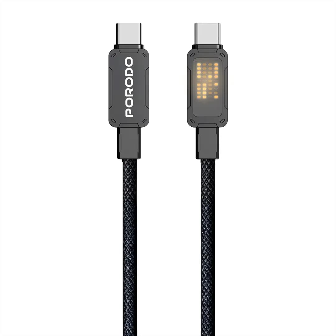 Porodo USB-C to USB-C Braided Cable