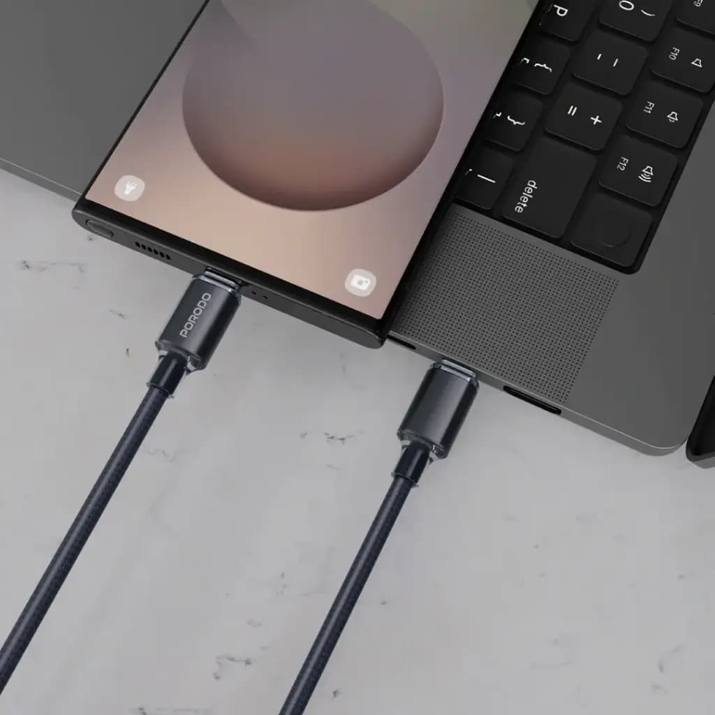 Porodo USB-C to USB-C Braided Cable