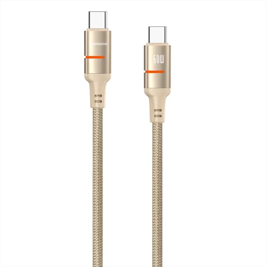 Porodo USB-C to USB-C LED Light Cable