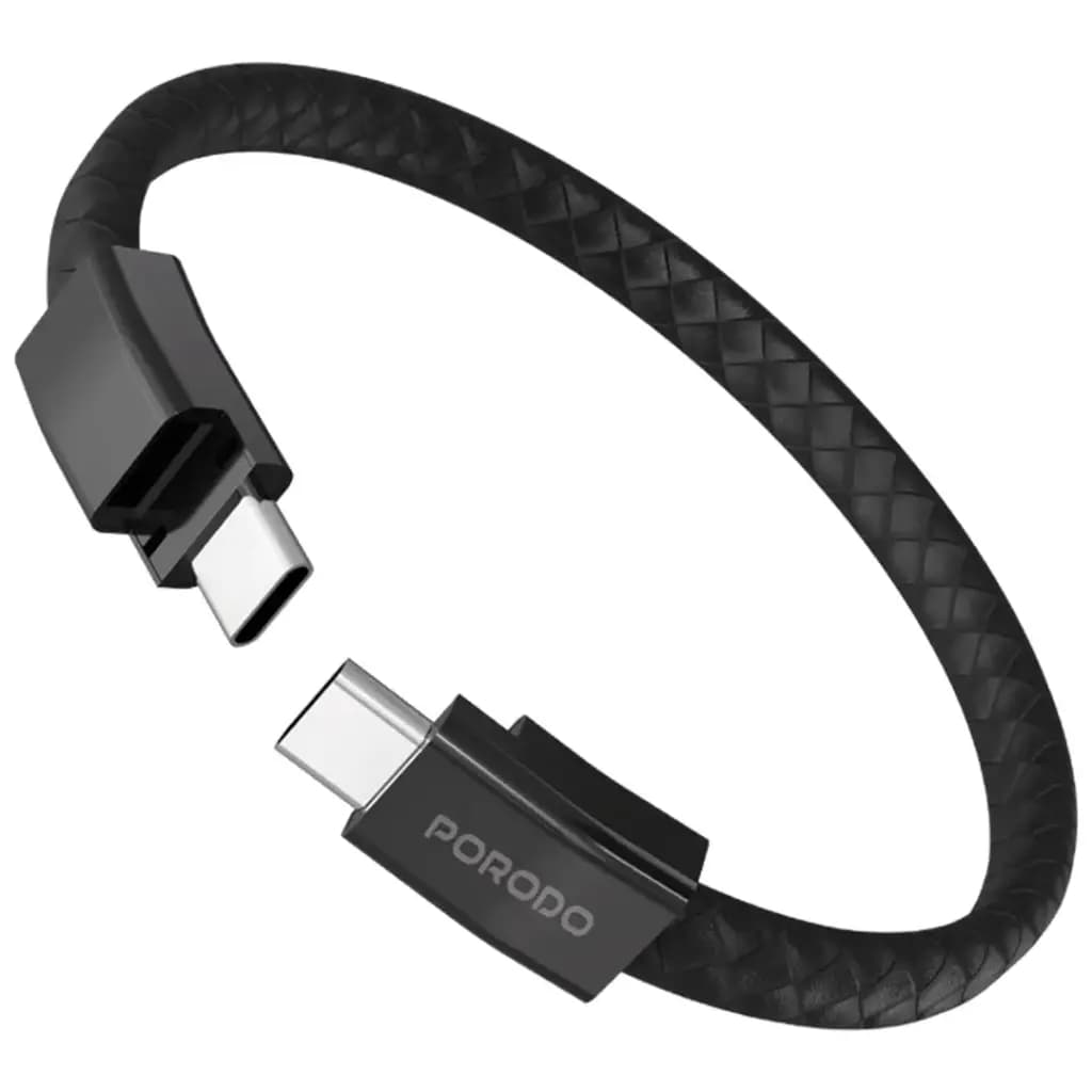 Porodo USB-C To USB-C Wristband Cable