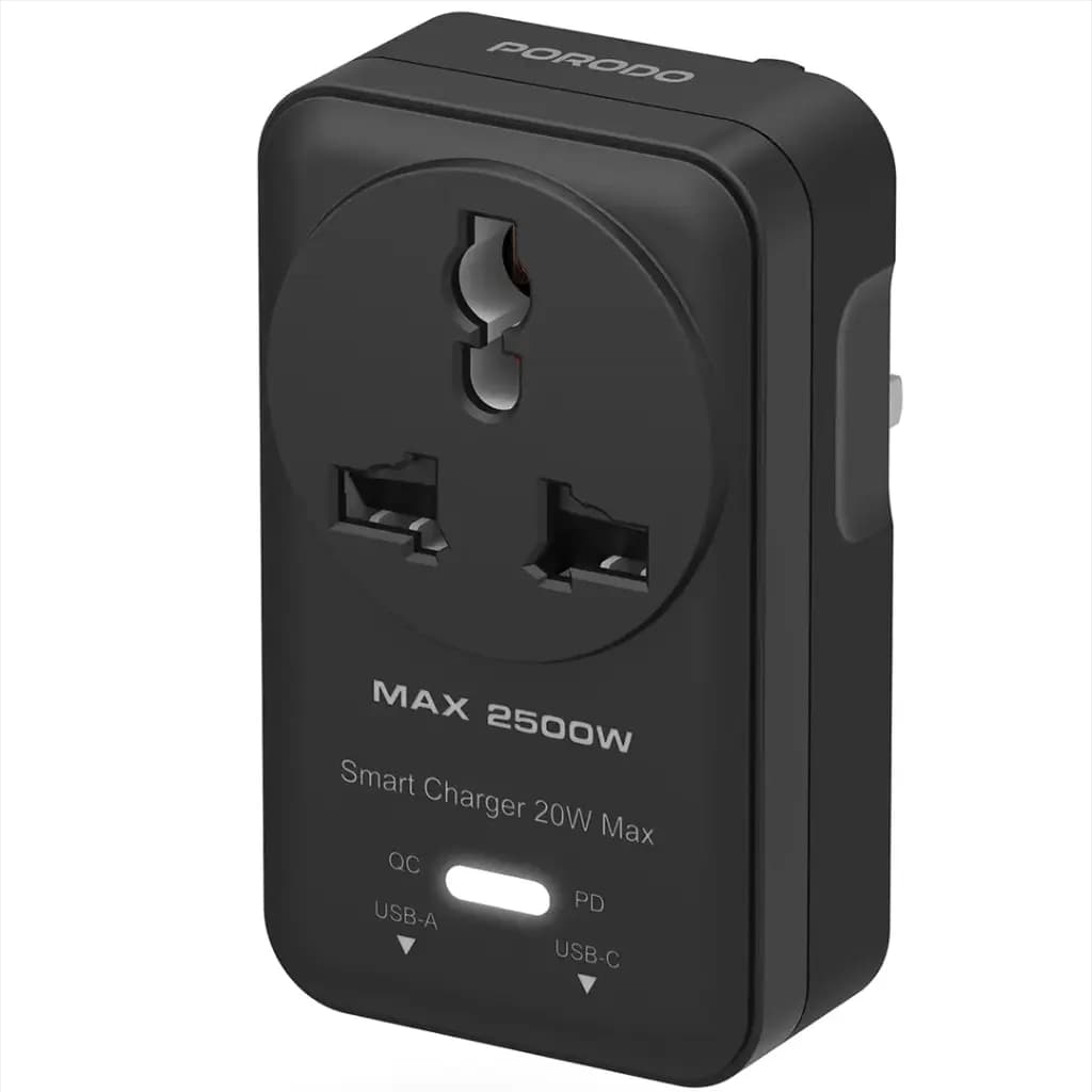 Porodo Velocitas Universal AC Wall Socket