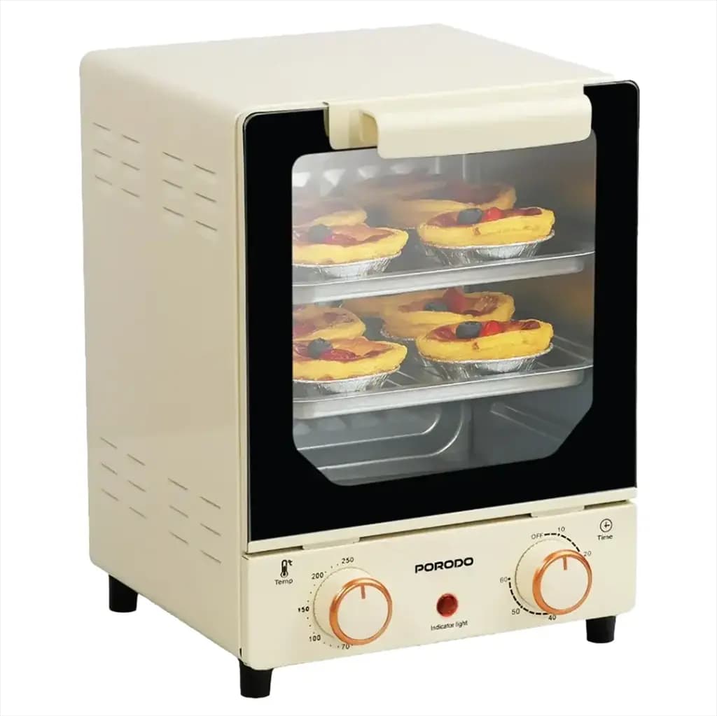 Porodo Vertical Design Temp Glass Mini Oven