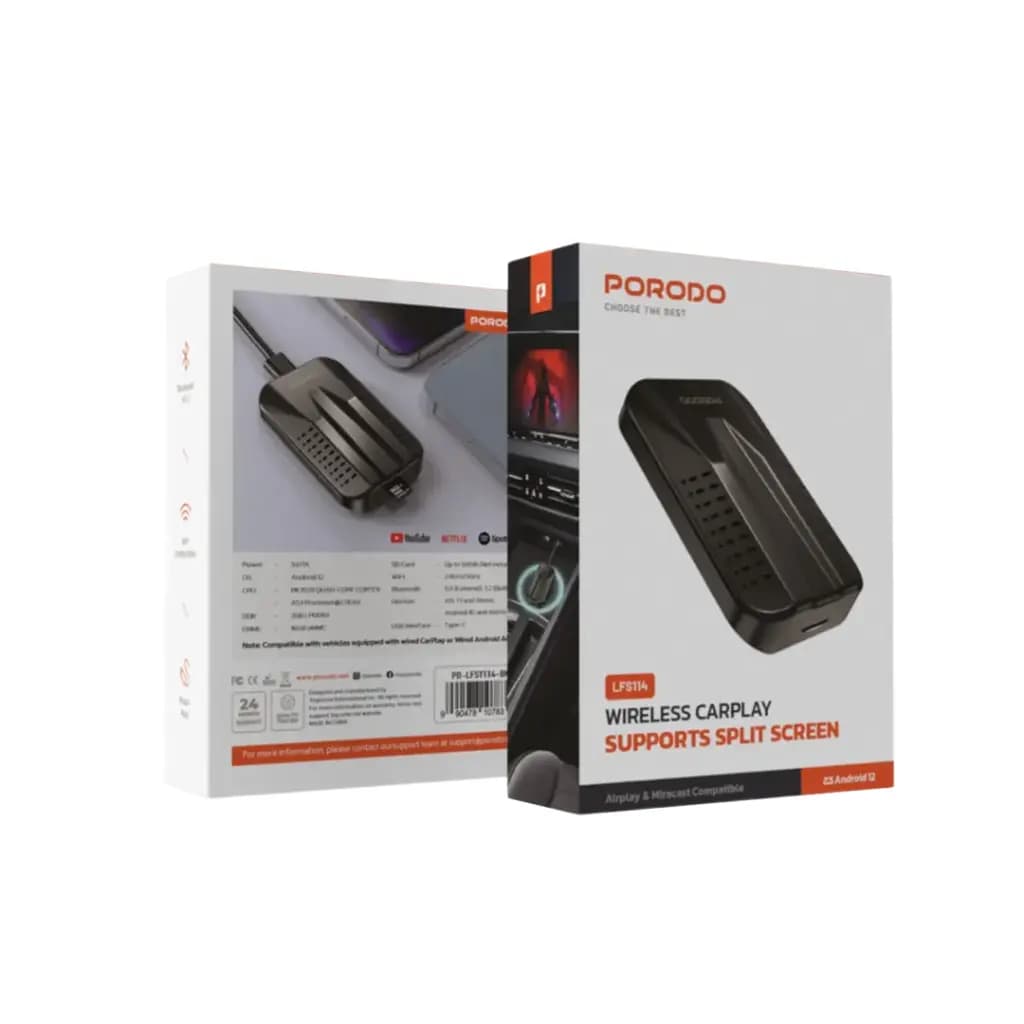 Porodo Wireless CarPlay Adapter