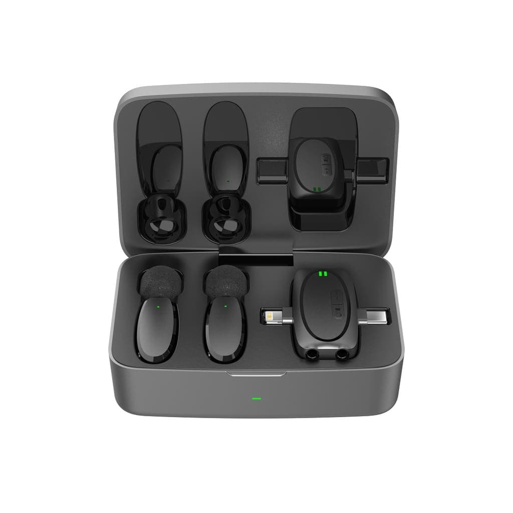 Porodo Wireless Lavalier Microphone & Charging Case