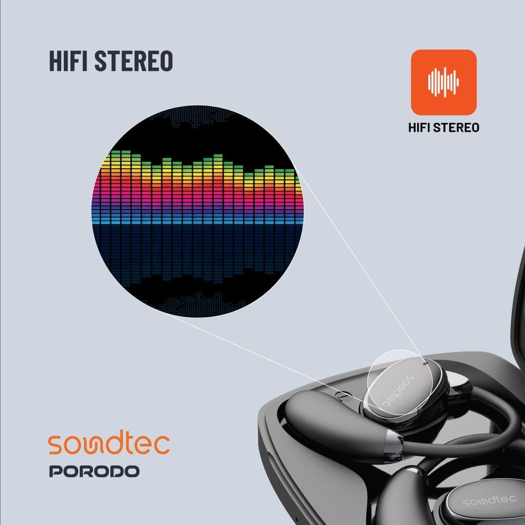 Soundtec By Porodo Aero Tune Open Wearable Earbuds
