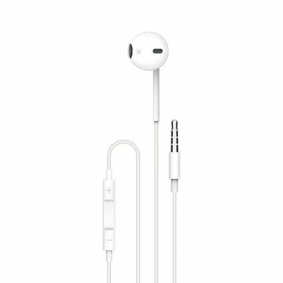 Soundtec By Porodo Mono/Single Earphone 3.5mm Aux Connectore With 3-Button Controls