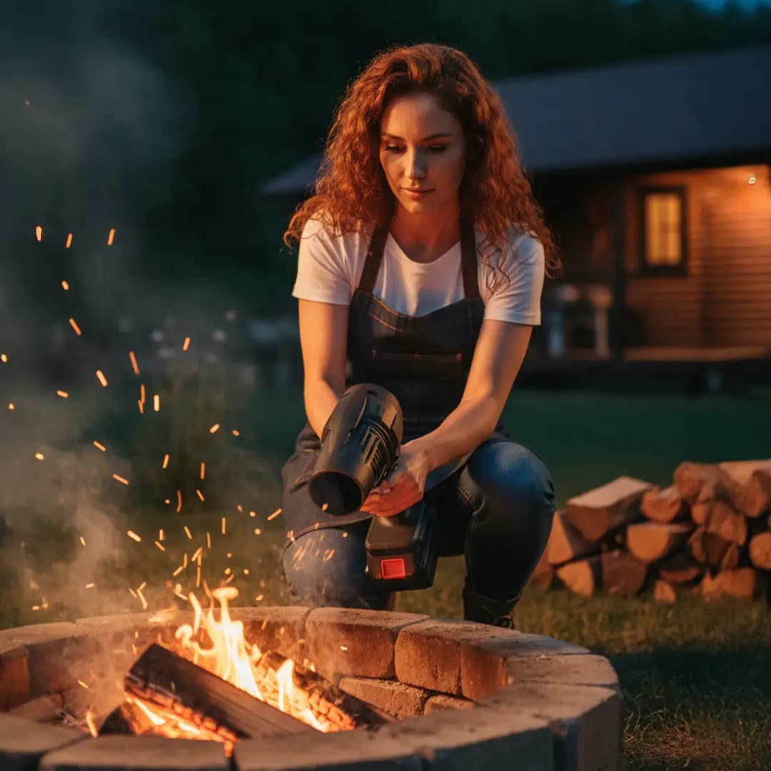 Cordless Fire Pit Blower