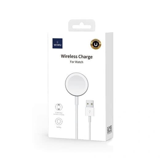 WiWU Apple Watch Wireless Charger - White