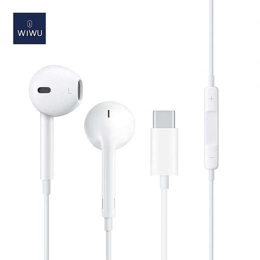 WiWU Earbuds Type-C Connector - White