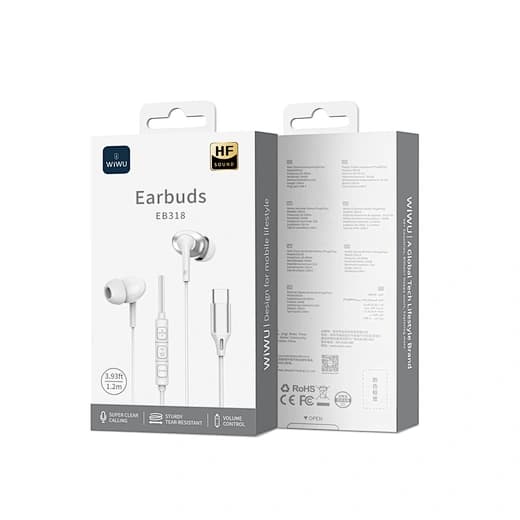 Wired In-Ear Earphones with USB-C Connector
