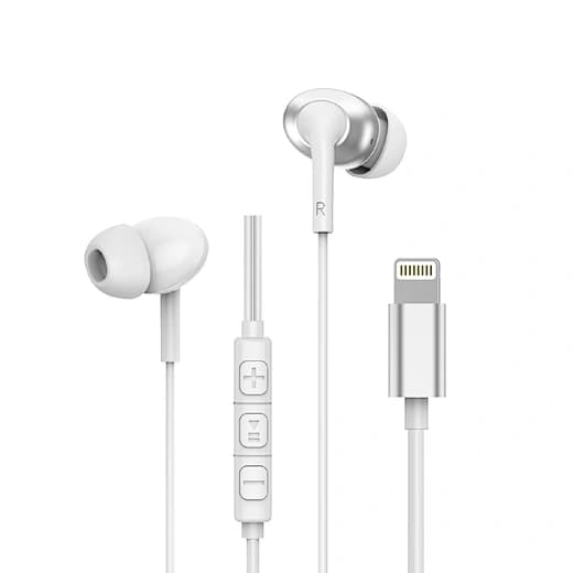 WiWU EB319 Stereo Wired Lightning Earbuds