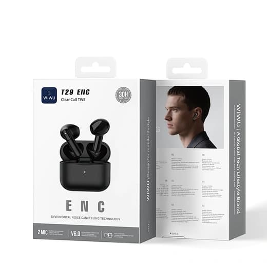 True Wireless Bluetooth Earbuds with Charging Case