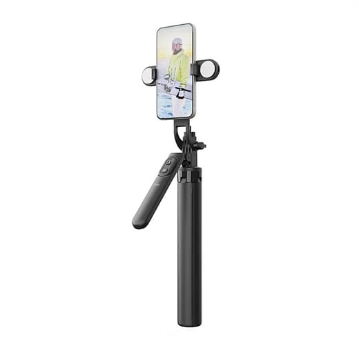 Adjustable Tripod Stand with Phone Holder and Fill Light