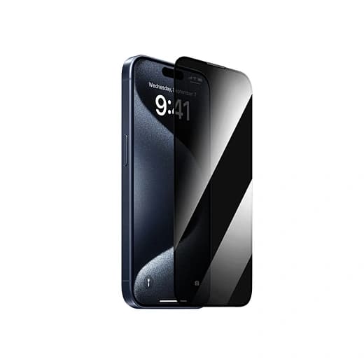 WiWU Wi-SQ009 iPrivacy 360° Easy Install Anti-Peep Tempered Film for iPhone 16 6.3 Pro