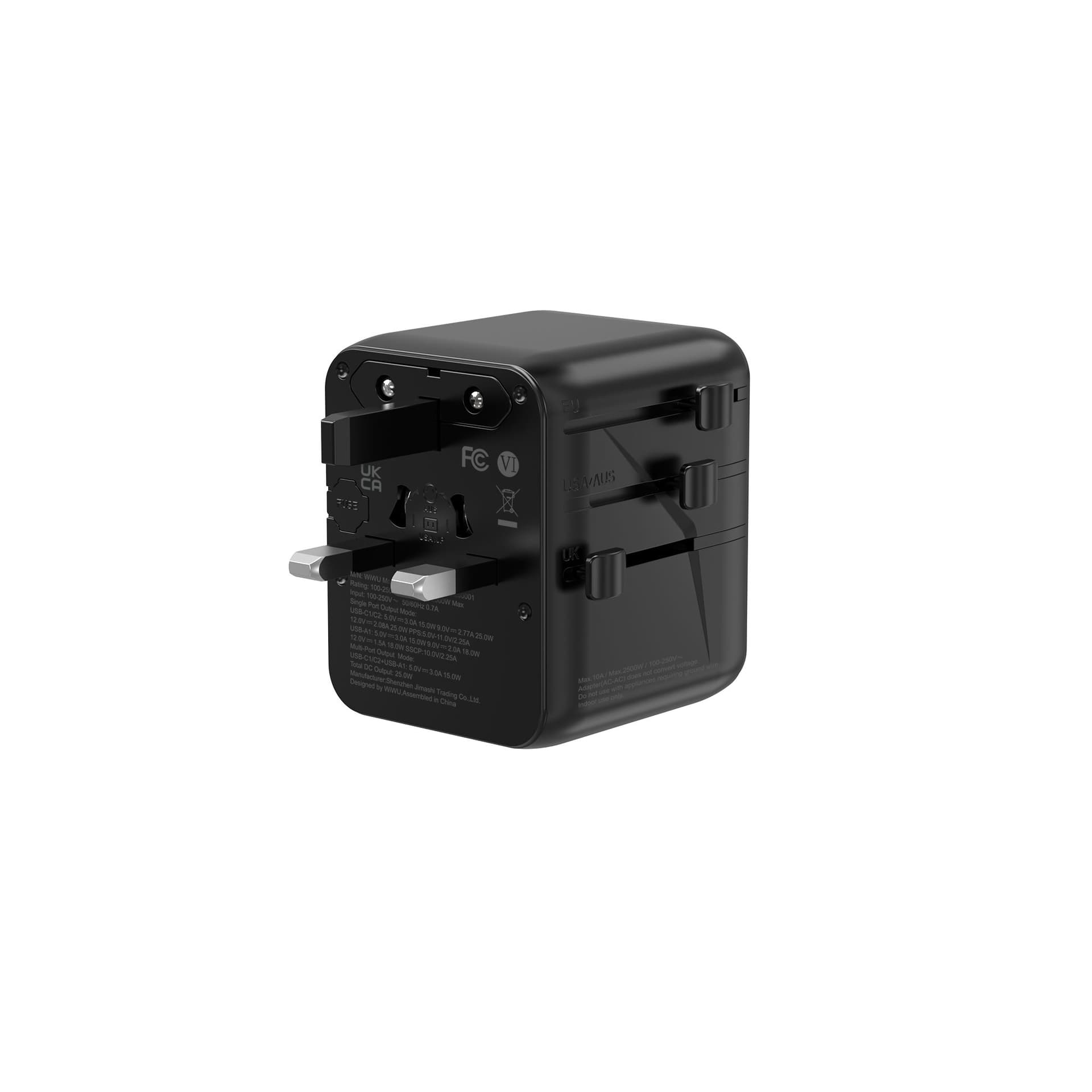 Universal Travel Adapter with USB Charging Ports