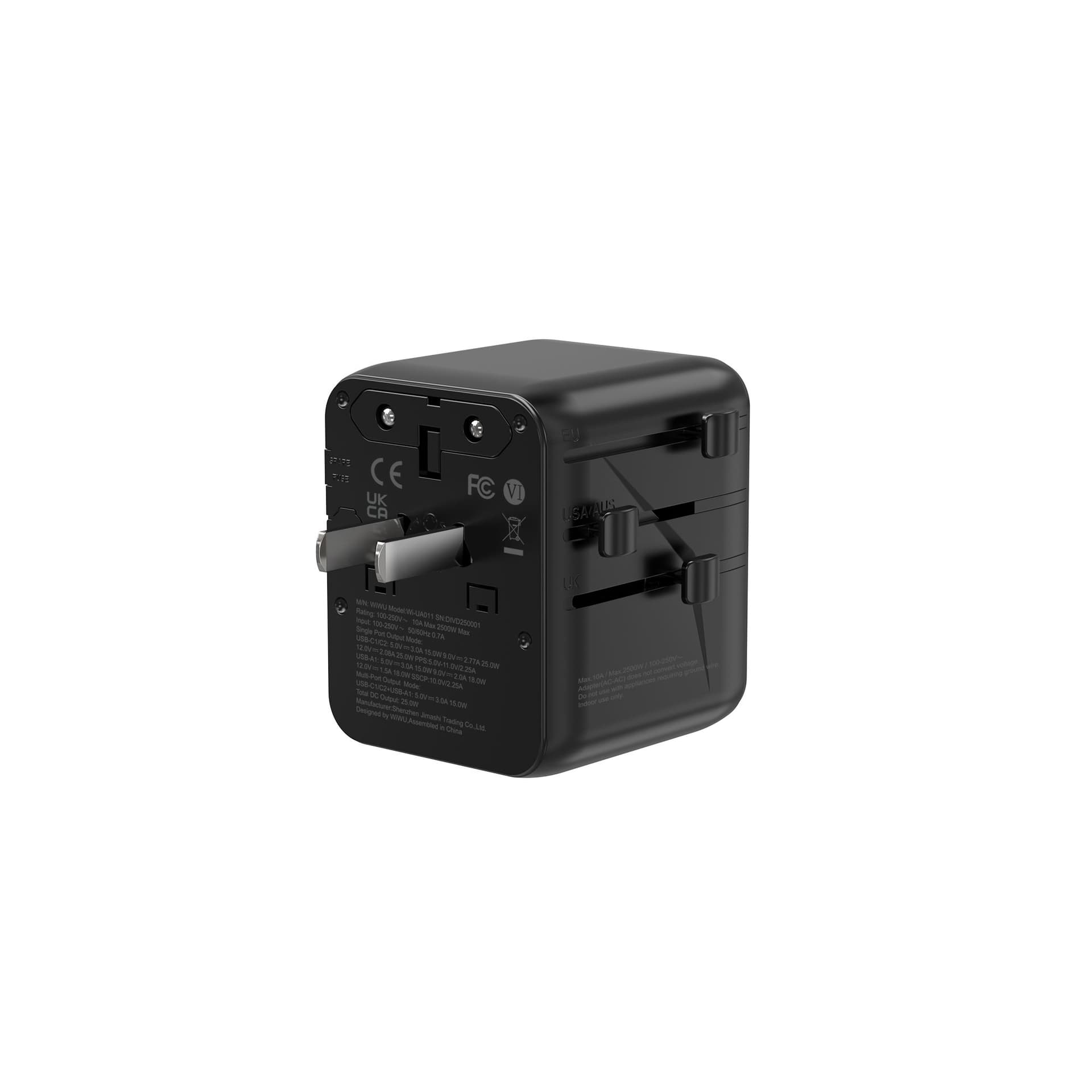 Universal Travel Adapter with USB Charging Ports