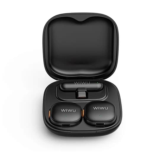 WiWU Wi-WM006 Duo Wireless Microphone - Black
