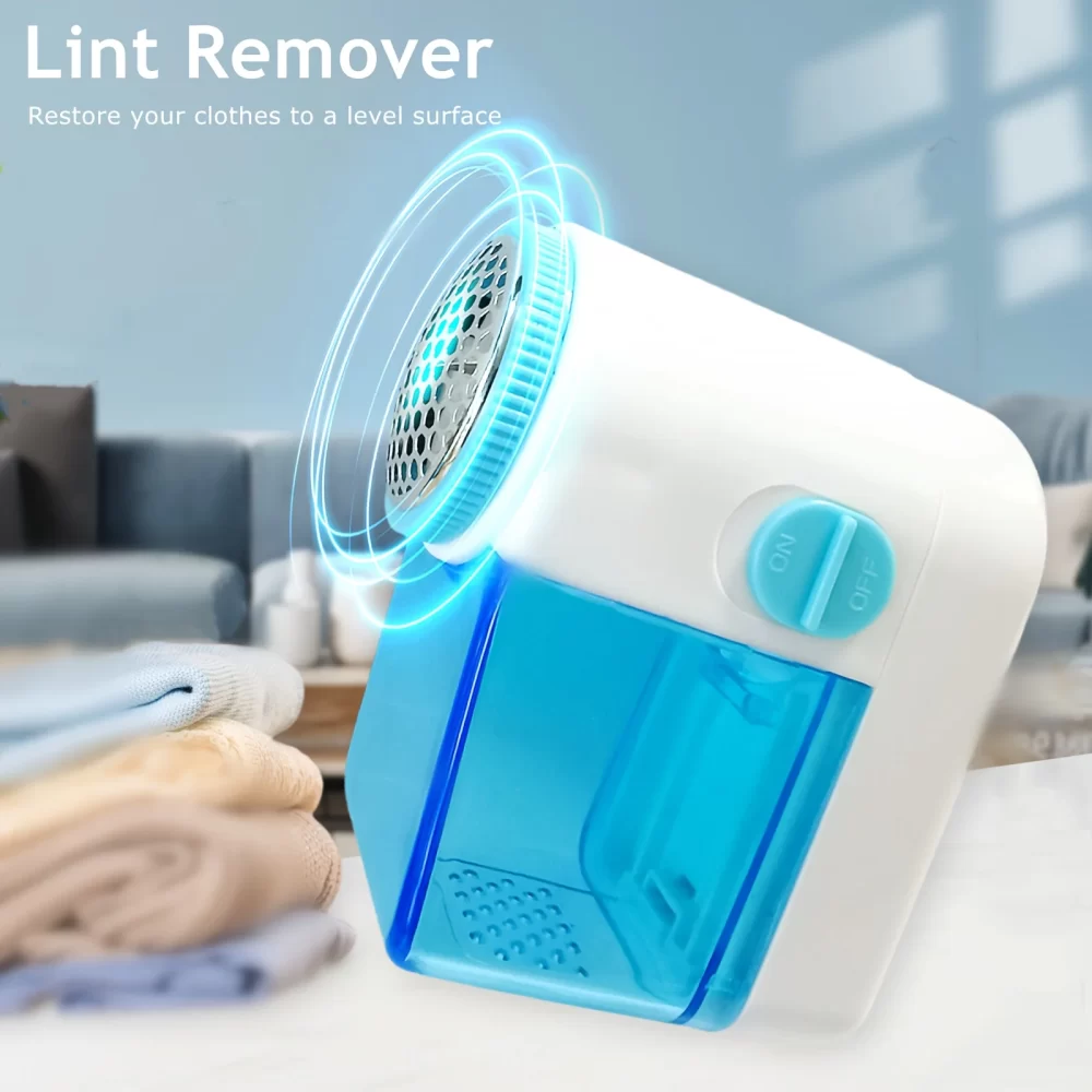 Electric Lint Remover - Battery Powered Hairball Trimmer for Clothes and Furniture - Easily Removes Lint and Hairballs - Image 2