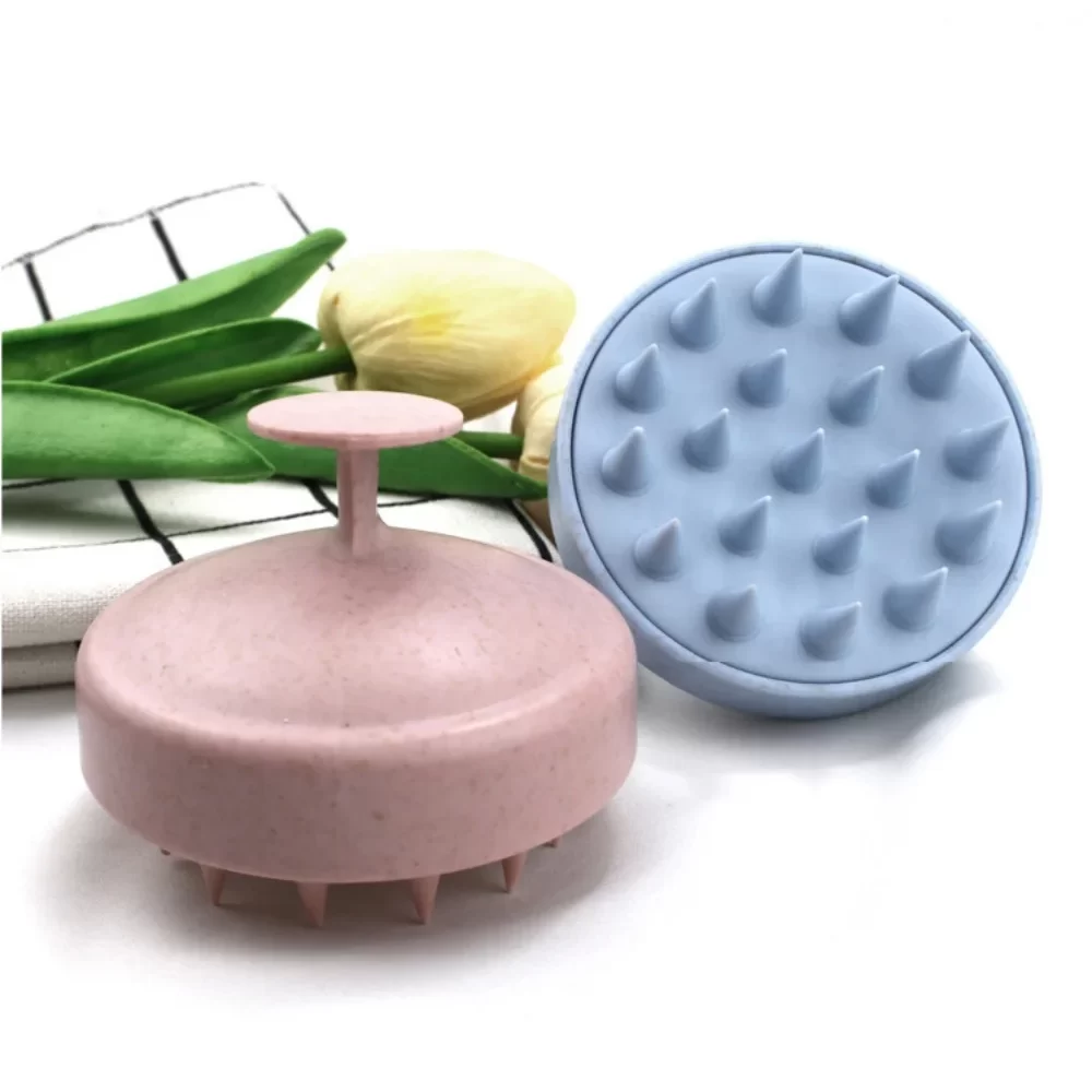 Silicone Shampoo Brush Head Scalp Massage Comb Clean The Scalp Thoroughly Body Massage Brush Bath Brush Salon Hairdressing Tool - Image 5