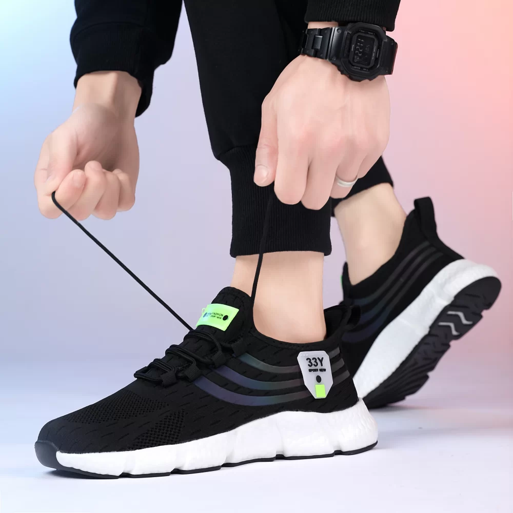 Men Running Shoes Lightweight Sneakers Breathable Tennis Shoe Non-Slip Sports Outdoor Casual Walking Footwear Climbing Hiking - Image 4