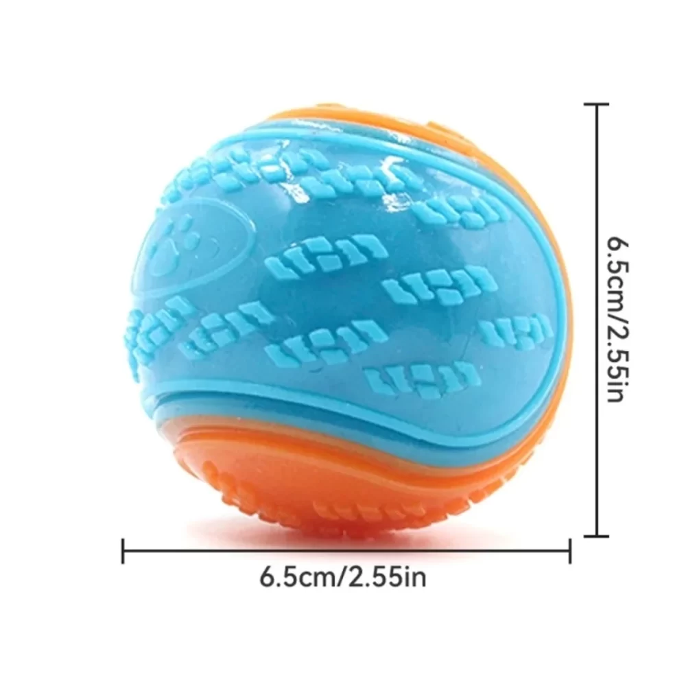 Bite-resistant Pet Dog Toy Rubber Ball Beef-flavored Elastic Ball To Prevent Dog From Destroying Things Dog Training Supply - Image 3