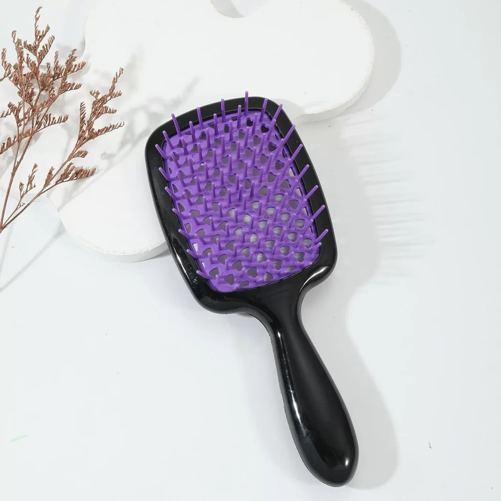 1 piece anti-static tangled hair comb hair massage brush hollow out curly hair brush hair salonhair salon tools - Image 5