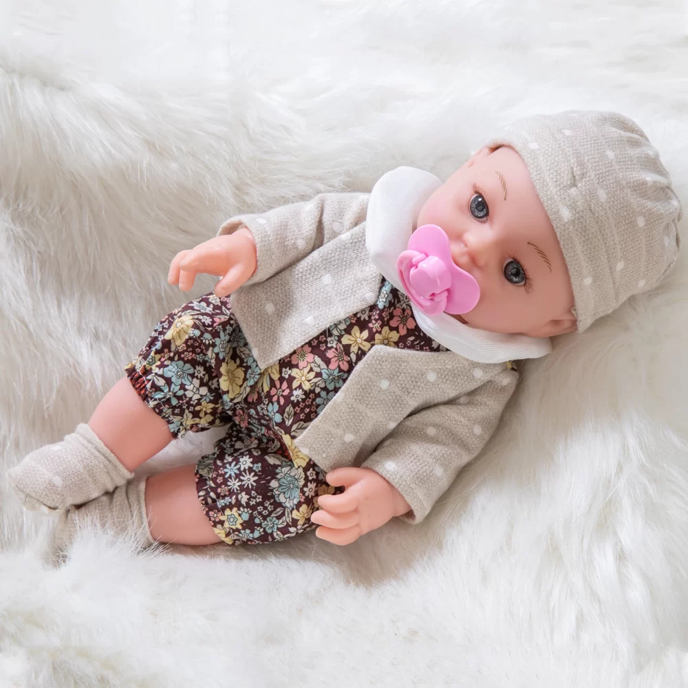 30cm Reborn Doll Can Be Washed, Soft 12inch Baby Doll Limb Movable and Clothes Detachable, Children's Toy Gift - Image 3