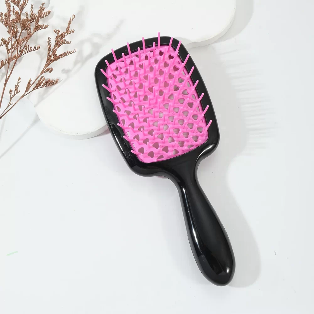 1 piece anti-static tangled hair comb hair massage brush hollow out curly hair brush hair salonhair salon tools - Image 3