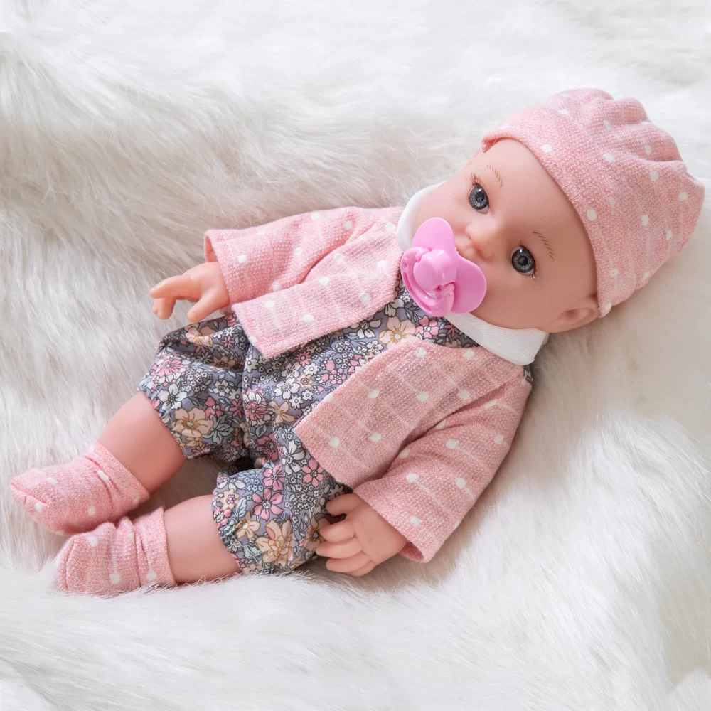 30cm Reborn Doll Can Be Washed, Soft 12inch Baby Doll Limb Movable and Clothes Detachable, Children's Toy Gift - Image 2