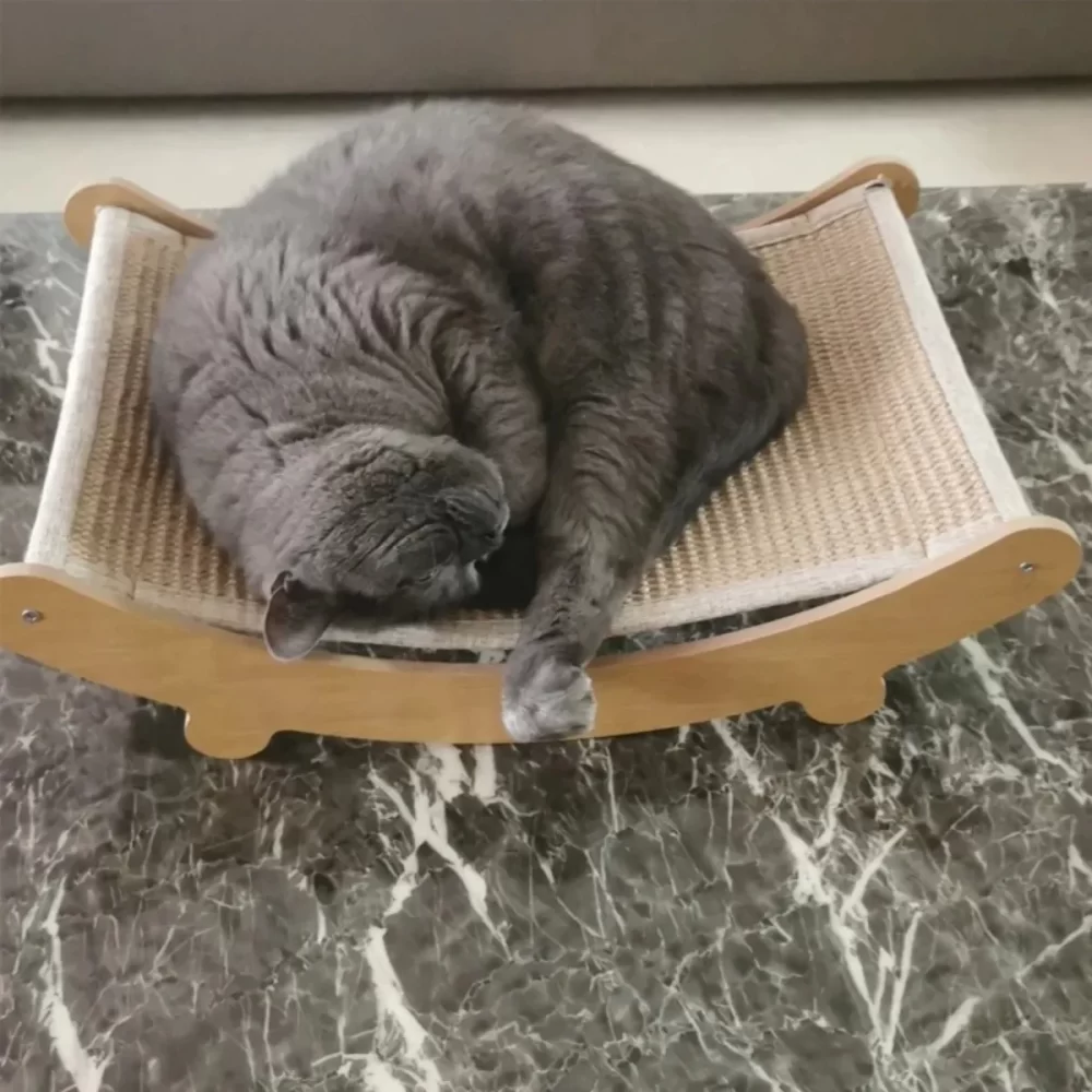 Wooden Cat Scratching Pads Multifuction Cats Sleeping Bed Detachable Wear-resistant Cat Scratch Board Kitten Grinding Cats Toys - Image 3